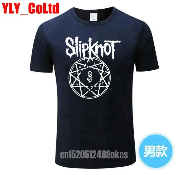 

Hot Summer Men T-Shirt Printing Rock Punk Rock Band Slipknot T Shirts Punk Hiphop Streetwear TShirt Fashion Women Men's T Shirt