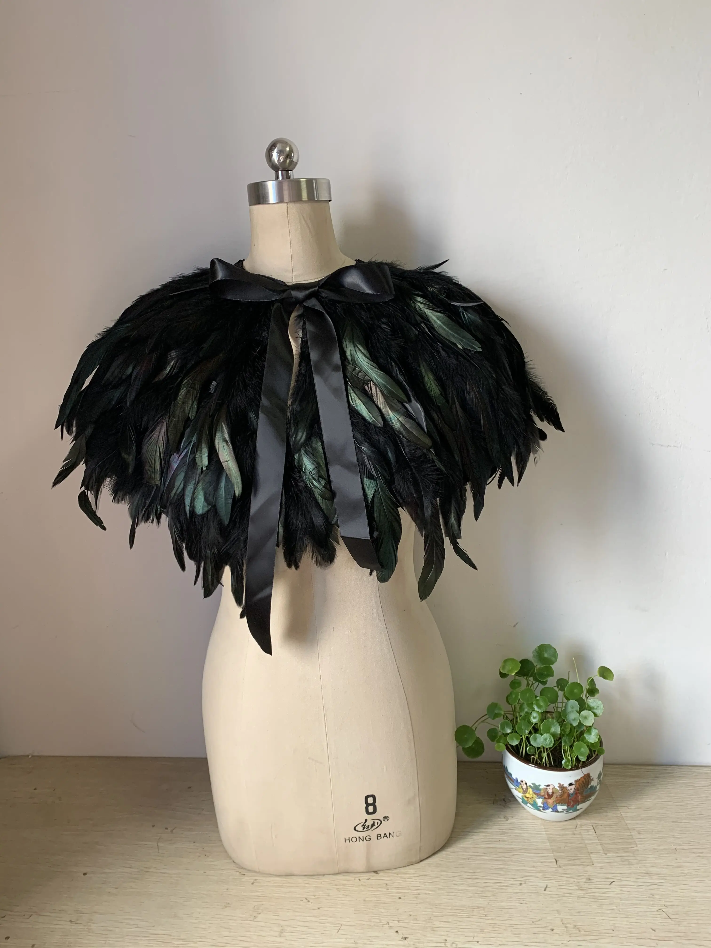 Evening Dress Cape Stole Feather Wraps Shrug Bolero Shawl Scarf