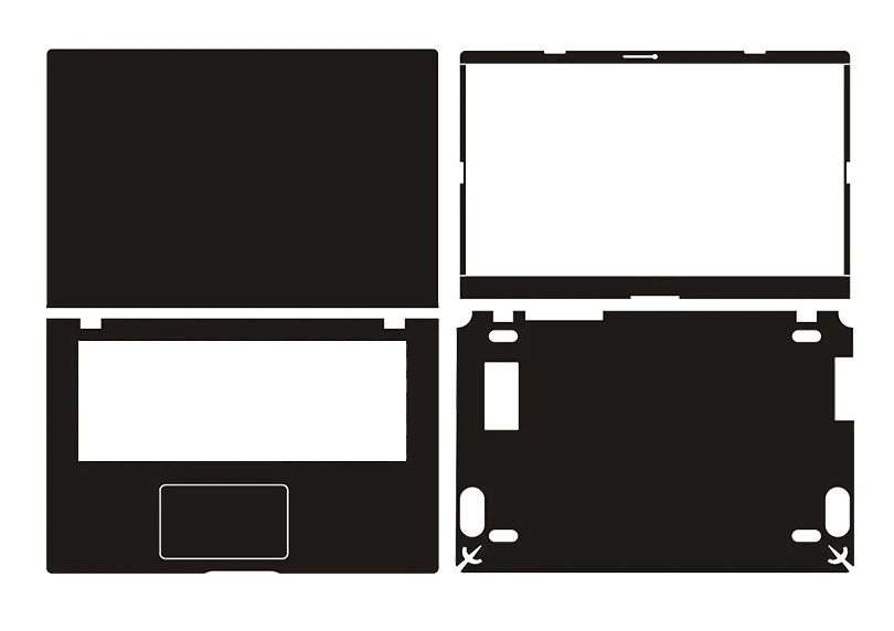 KH ноутбука Наклейка кожи углеродного волокна Обложка протектор для Asus Y4200D 14"