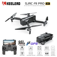 KEELEAD SJRC F11 PRO камеры для Дронов gps 5G Wifi FPV 1080 P/2 K камера F11 бесщеточный Квадрокоптер 25 минут время полета складной Дрон