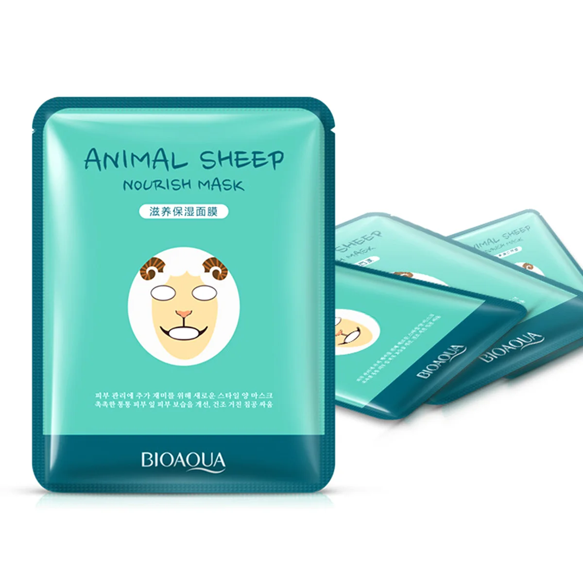 BIOAOUA маска для лица в форме тигра, панды, овцы, собаки, животных увлажняющая маска для лица с масляным контролем увлажняющая питательная маска для лица