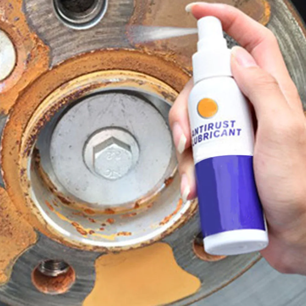 

100ml Car Rust Remover Window Rust Inhibitor Wheel Hub Screw Derusting Spray for Derusting Metal Parts Car Maintenance Care