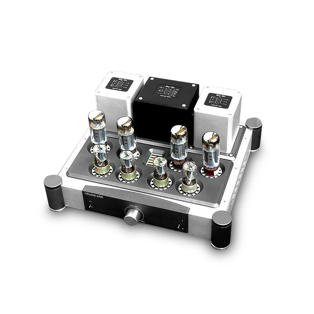 Douk аудио EL34 вакуумная трубка Push-Pull Интегрированный усилитель класса A HiFi усилитель мощности 40W×2