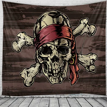 

Scary skull tapestry Indian Mandala Hippie Macrame Tapestry Wall Hanging Boho decor Psychedelic Witchcraft Tapestry