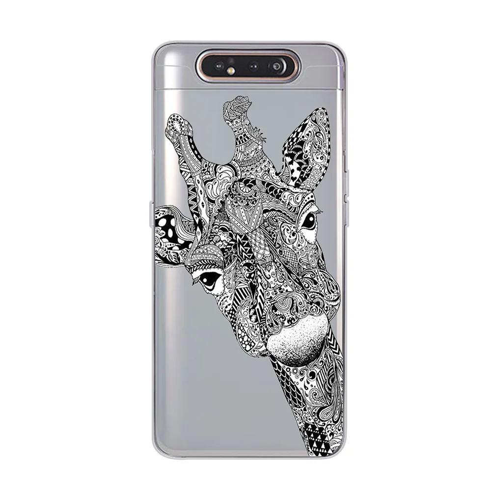 WM05047 Чехол для телефона ciciber для samsung Galaxy A50 A70 A80 A40 A30 A20 A60 A10 A20e, мягкий силиконовый чехол из ТПУ с изображением жирафа, слона, панды - Цвет: WM05047