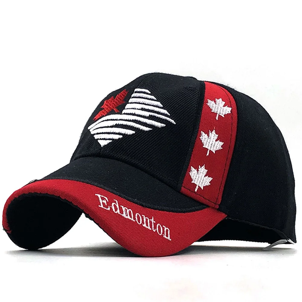 New Arrival Baseball Cap Canada Flag Embroidery Snapback Men Women Fishing Golf Maple Leaf Adjustable Bone Dad Hat Gorras EP0069 (14)