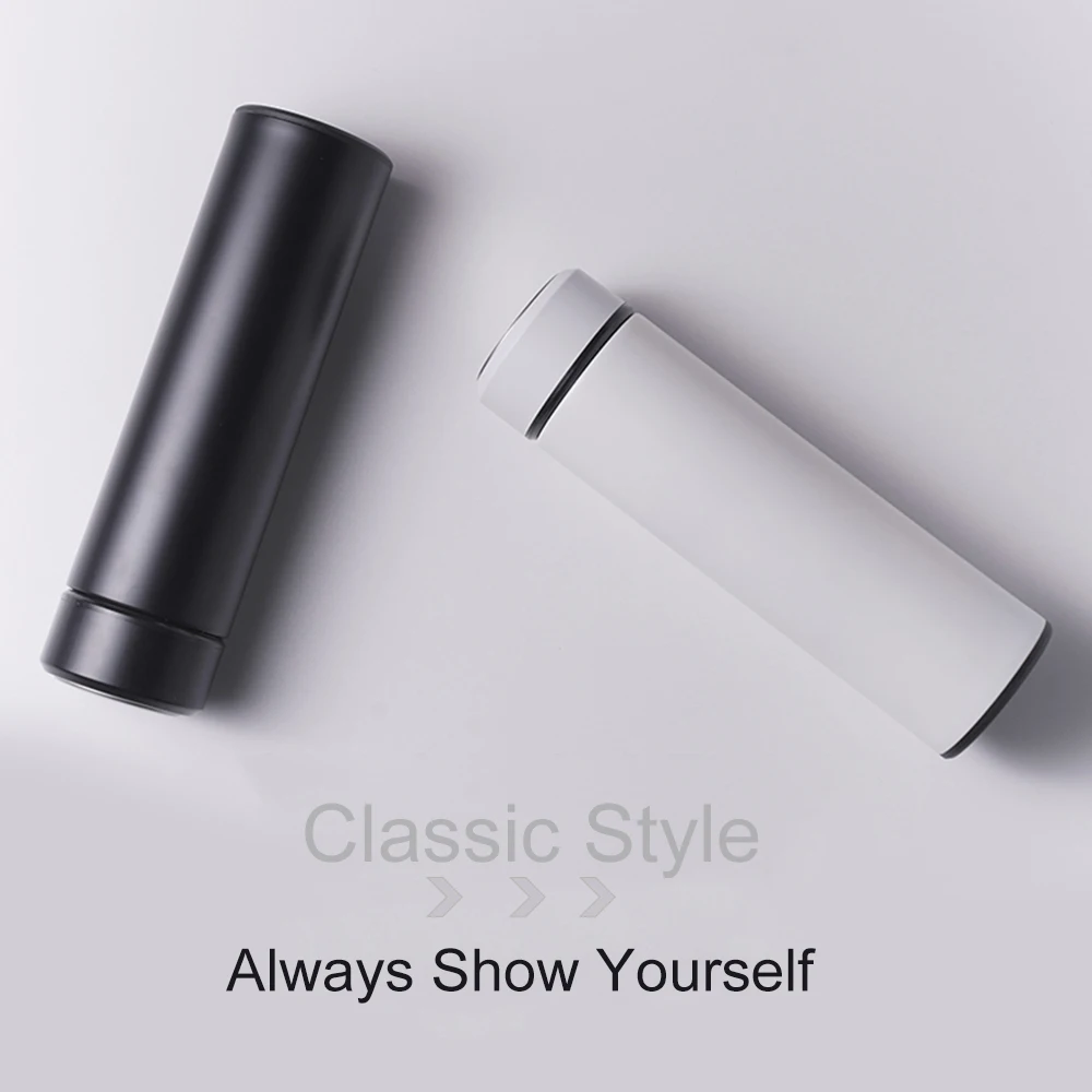 

500ML Thermos Tea Vacuum Flask Stainless Steel Water Bottle Thermal Cup Coffee Mug Water Bottle Office Business Thermo Mug