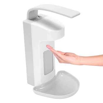 

Elbow Press 500ml Soap Dispenser Wall-mount Shower Bath Double Hand Soap Bottle Liquid Container Bathroom Accessories New