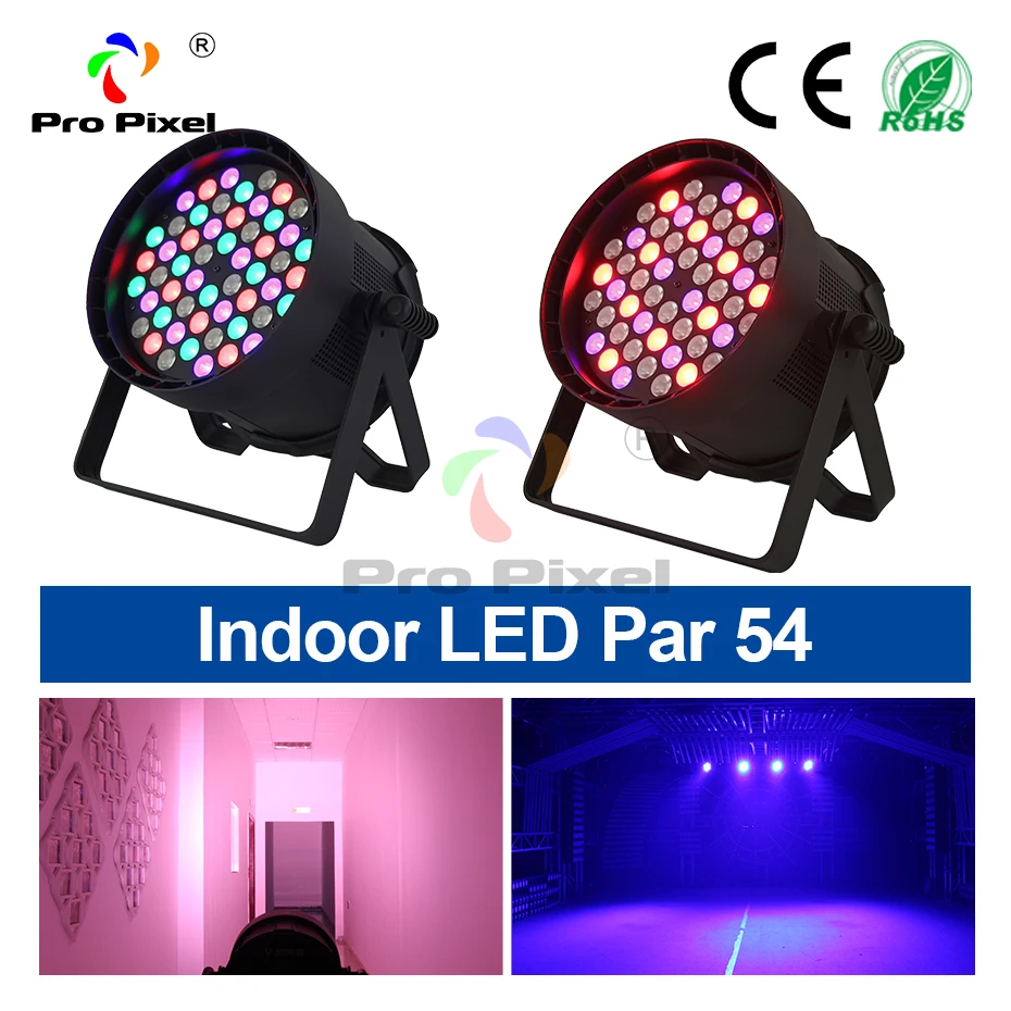 Светодиодный светильник вверх парный 54 х4 Вт RGBW CREE SUNSON Fan par Can для свадьбы церкви