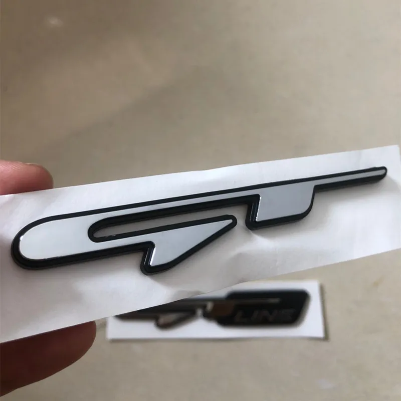 Автомобильный тюнинг Atuo эмблема наклейка GT линии буквы логотип наклейки для Kia Forte Ceed для hyundai i30 solaris tucson для peugeot 206 308