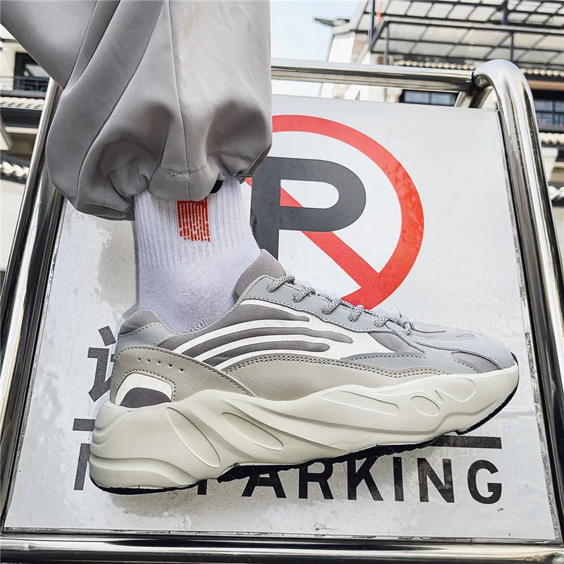 Мужские беговые кроссовки ZX700 тренировочные спортивные массажные статические