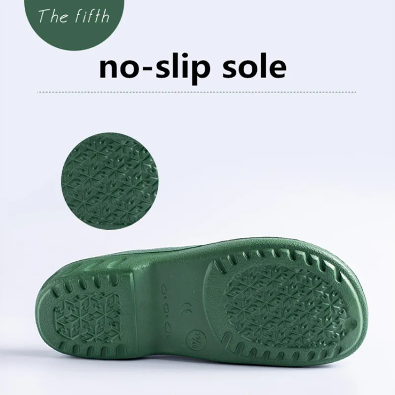 STRONGSHEN Women Shoes Slip On Chef Shoes Waterproof Shoes Lady Classic Shoes Hospital Women Work Medical  Anti-Needling Sandals