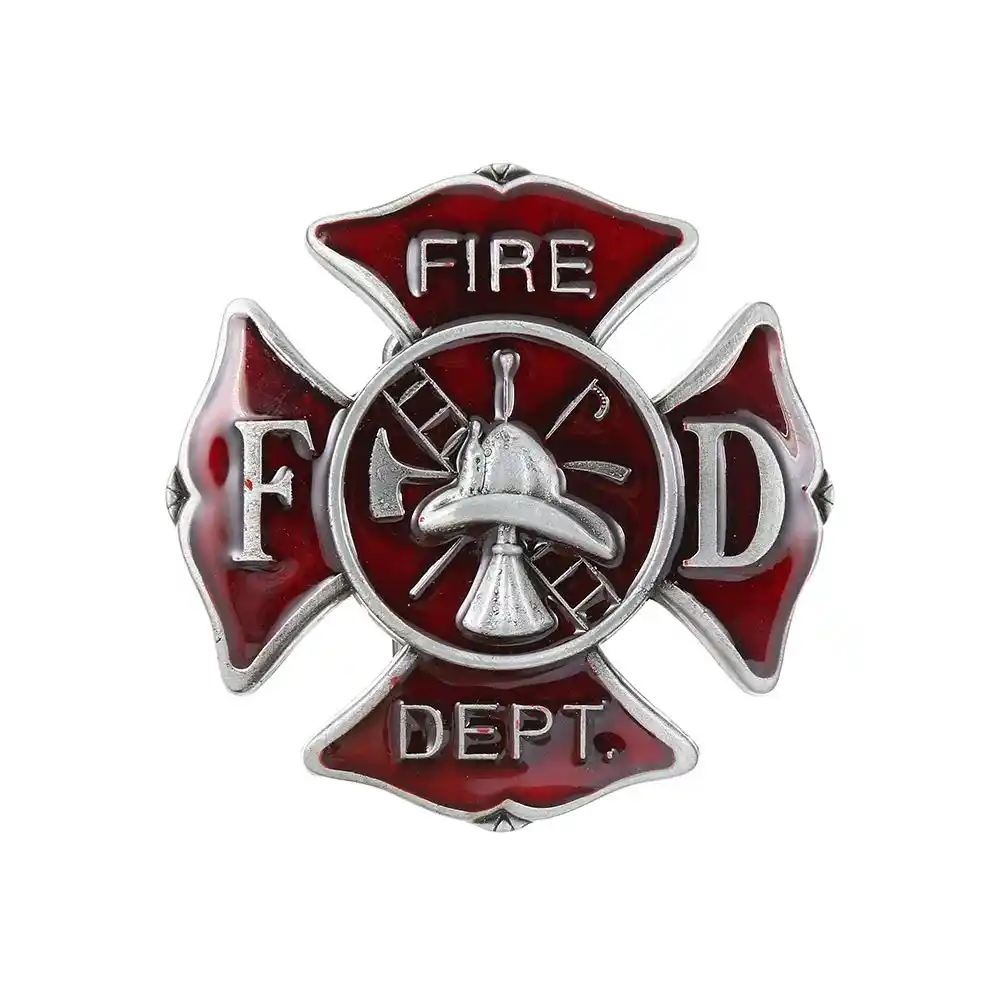 custom fire department belt buckles