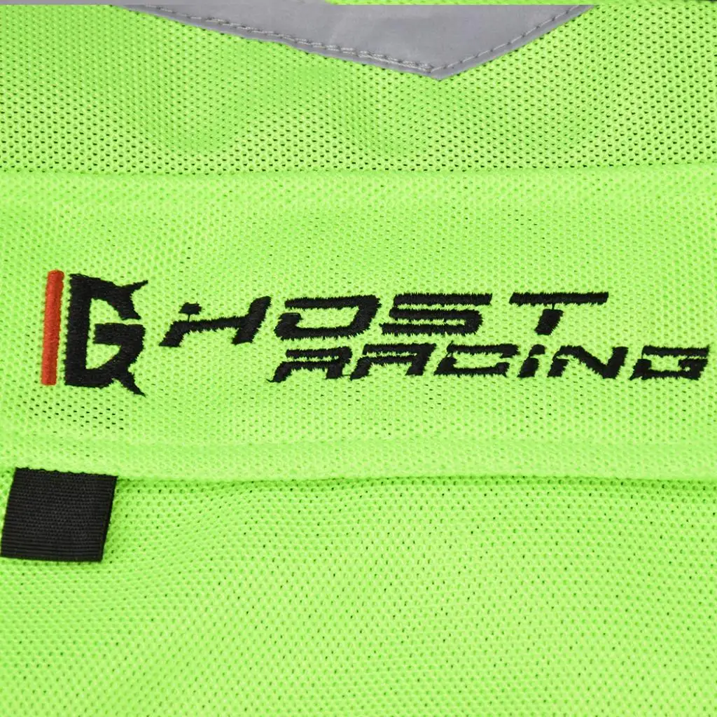 1PC Hi-Vis Reflective Motorcycle Vest Adjustable Waistcoat Commuting Jacket Safety Outwear For Motorcycle Wearing 