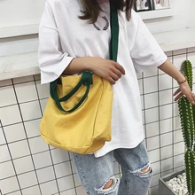 Новая экологическая Холщовая Сумка для шопинга на плечо сумка сумки через плечо сумочки повседневная женская сумка