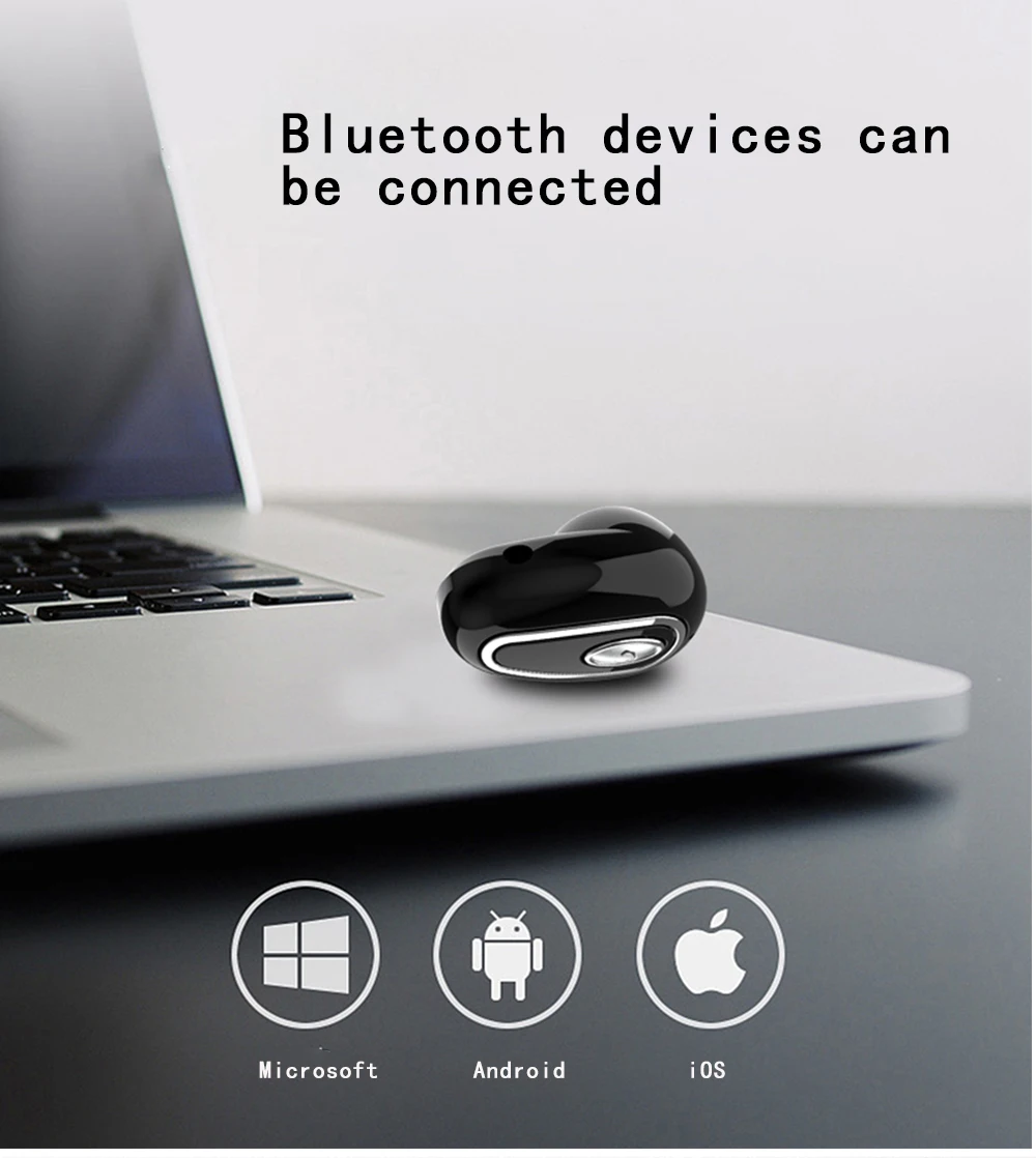 Rovtop S650X беспроводные Bluetooth наушники 4,1 вкладыши мини Беспроводные спортивные наушники с микрофоном гарнитура наушники для телефона