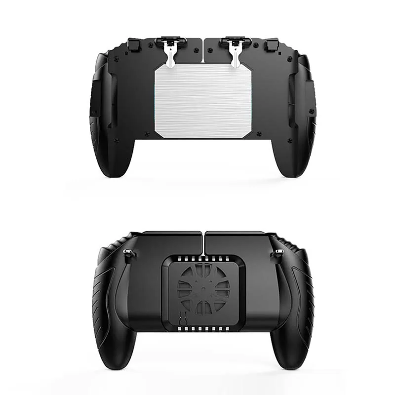 Контроллер для мобильного телефона с гидроохлаждением PUBG, кулер, геймпад pubg, мобильный игровой джойстик для android iphone, oyun konsolu - Цвет: Черный
