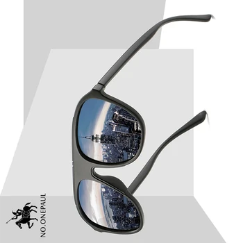 

NO.ONEPAUL Classic Design With Brand Glasses From Polarized Fashion All-Fit UV400 Mirror Sunglass Guy's Sun Sunglasses Men