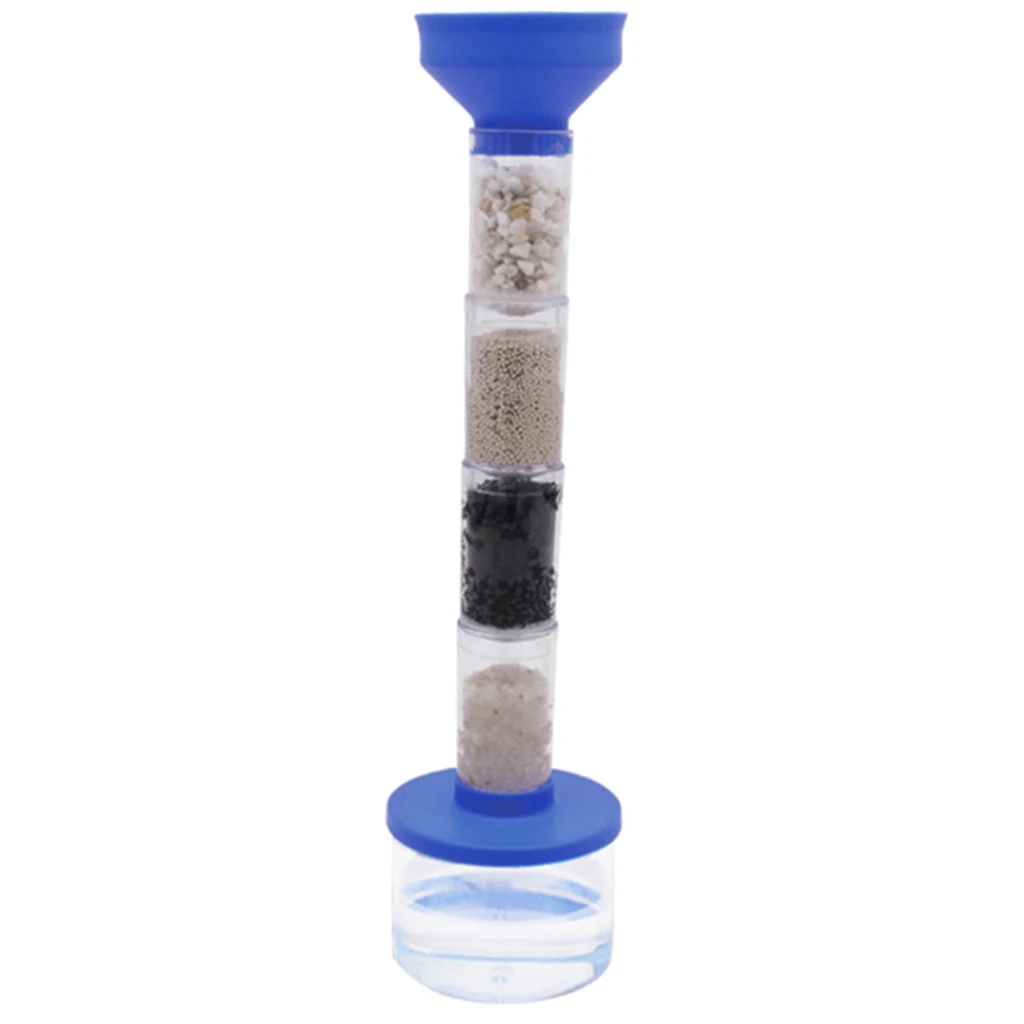 Kids Science Learning Kit DIY Water Purifying Device Assembled Toy School Teaching Supplies