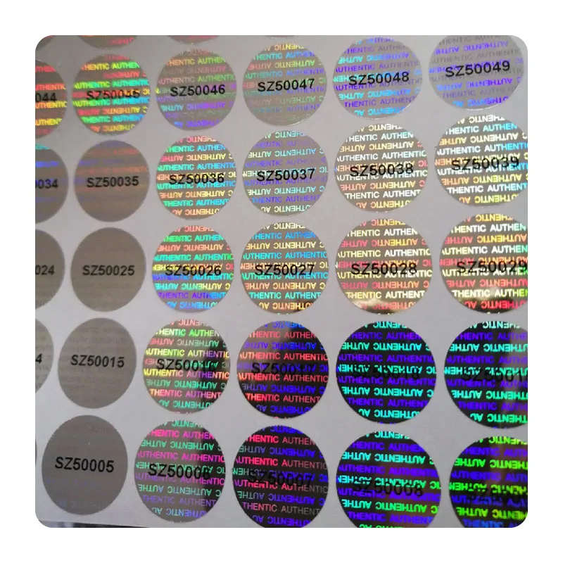 authentic hologram serial number stickers authentic hologram serial number stickers