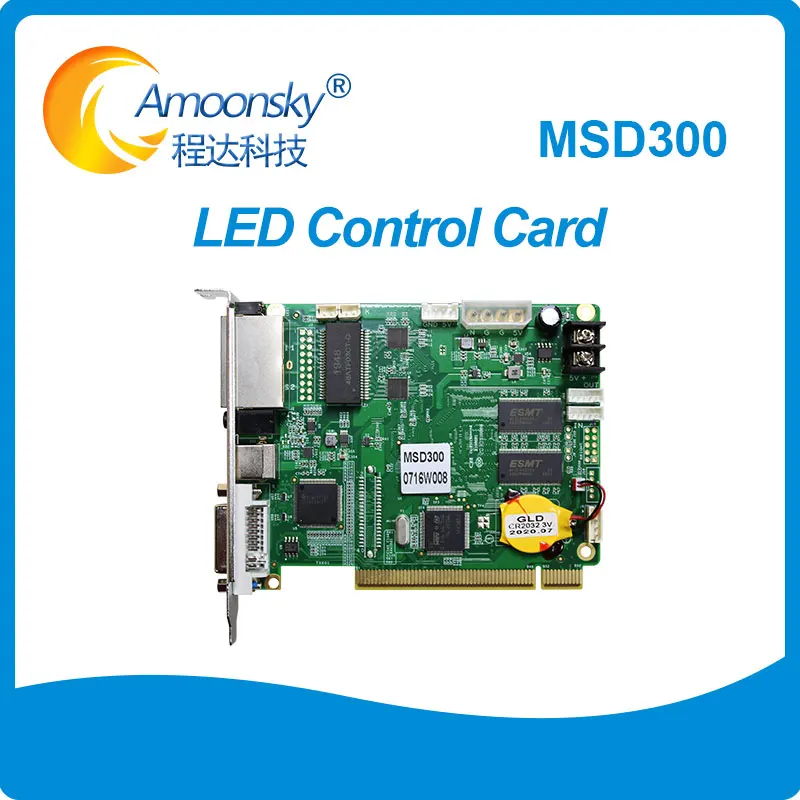 

Factory delivery NovaStar MSD300 Nova sending card Full Color Synchronous LED send Card for led display screen Control System