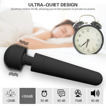 AV Vibrator Magic Wand Nipple Massager Adult Products Female Masturbation Tool Clitoral Stimulator Pussy Sex Toys for Couple 3