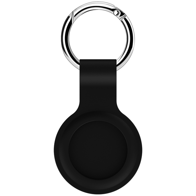 Hot Key Ring For Apple Airtag Liquid Silicone Protective Keychain Case for Airtag Locator Tracker Anti-lost Device Cover