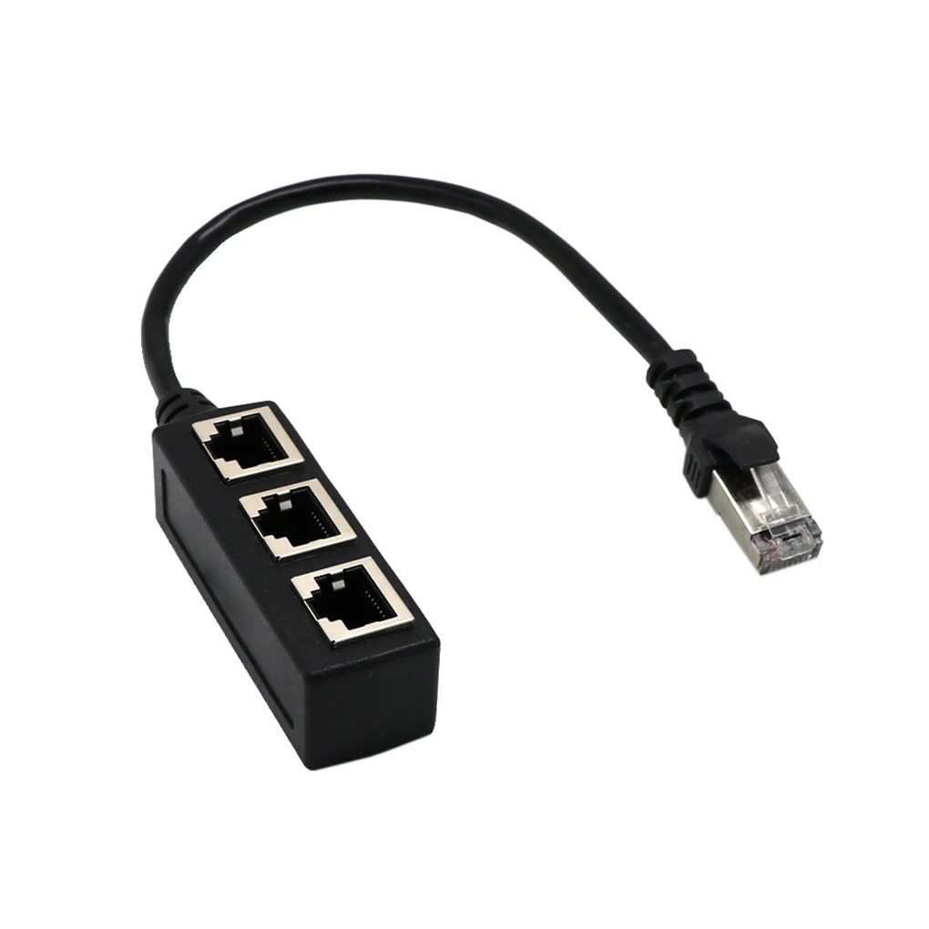 Лидер продаж сетевой Разветвитель RJ45 с 1 на 3 портами Ethernet высокоскоростной шнур