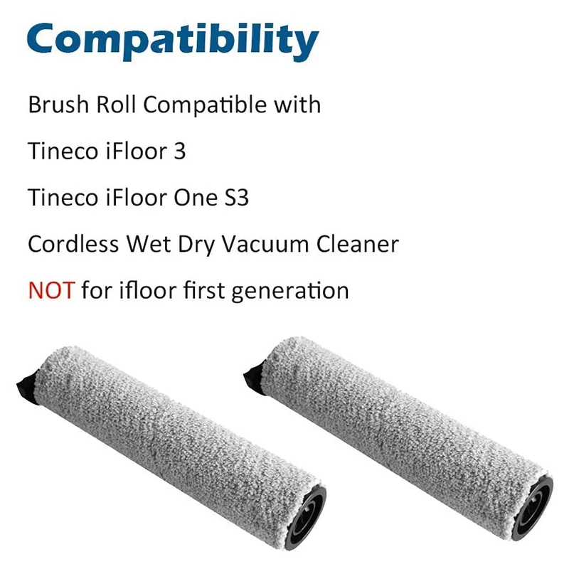 2 Pack Replacement Brush Roller For 