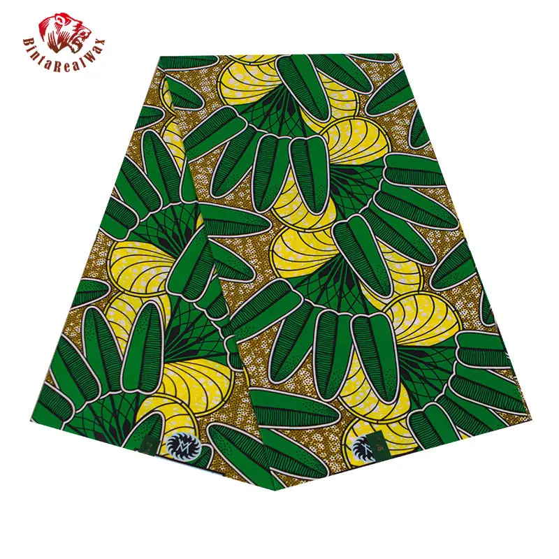 Анкара Африканский Настоящие Восковые принты ткань хлопковый в африканском стиле BintaRealWax Высокое качество африканская кружевная ткань для вечерние платье 24FS1350