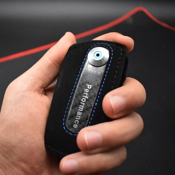 

Leather Car Remote Key Shell Cover Case for BMW X3 X4 1 3 4 5 6 7 series GT F30 F10 F20 F15 F16 E91 E92 E93 Car Key Holder Bags