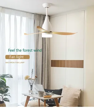 

Fan chandelier simple modern dining chandelier American home atmosphere living room dining room bedroom LED ceiling fan light
