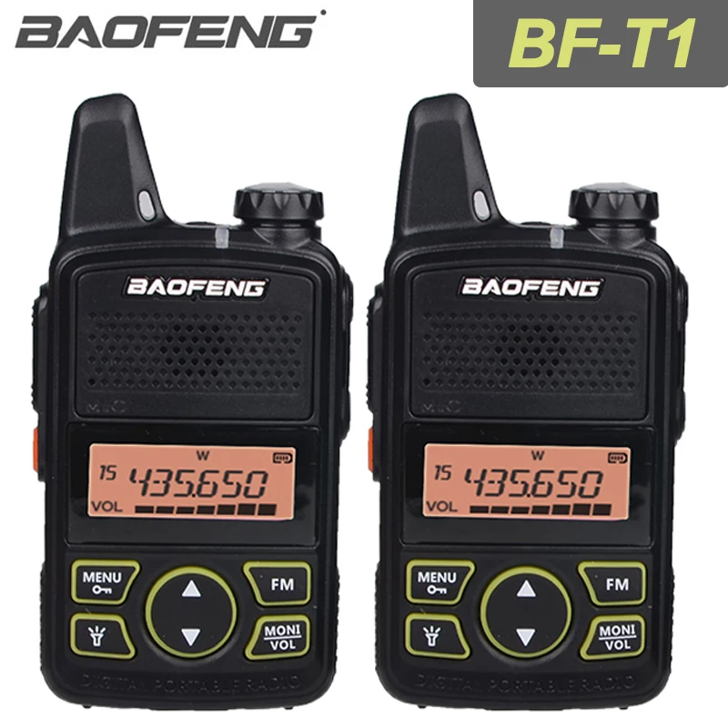 Baofeng T1 мини двусторонней радиосвязи иди и болтай Walkie Talkie “иди Портативный Ham