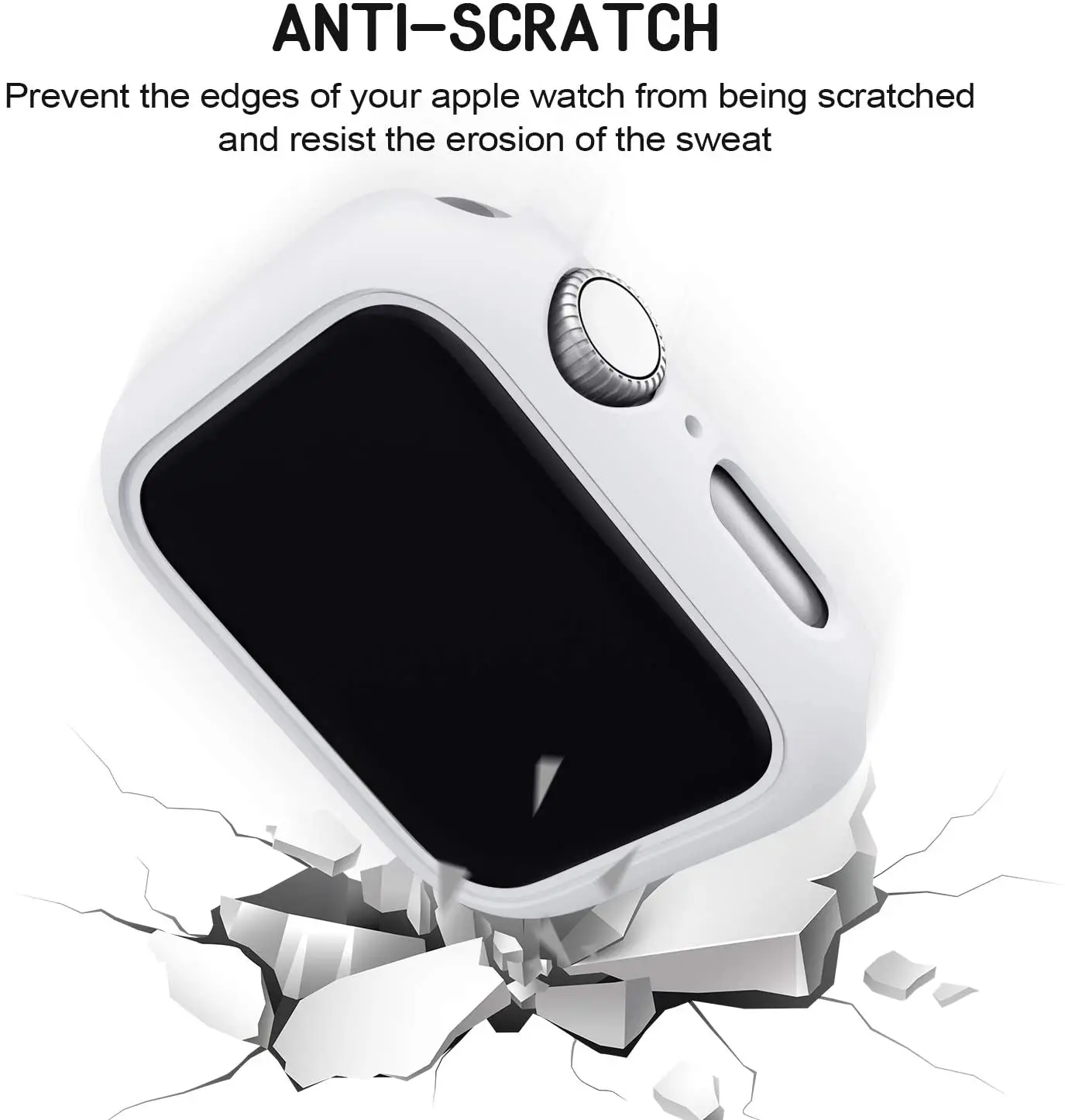 Matte Case for Apple Watch 45mm 41mm 38mm 42mm 40mm 44mm, Hard PC Bumper Protective Cover Frame for iWatch SE 7 6 5 4 3 2 1 Matte Case for Apple Watch 45mm 41mm 38mm 42mm 40mm 44mm, Hard PC Bumper Protective Cover Frame for iWatch SE 7 6 5 4 3 2 1