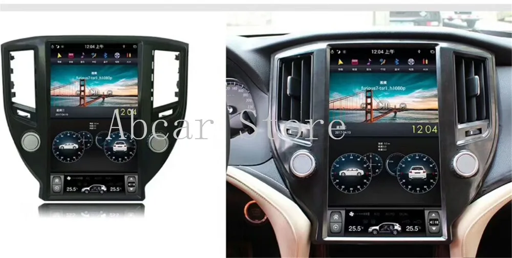 13 6 ''Tesla style Android 9 0 автомобильный dvd-плеер GPS-навигация для Toyota crown 2014-2017 PX6 CARPLAY