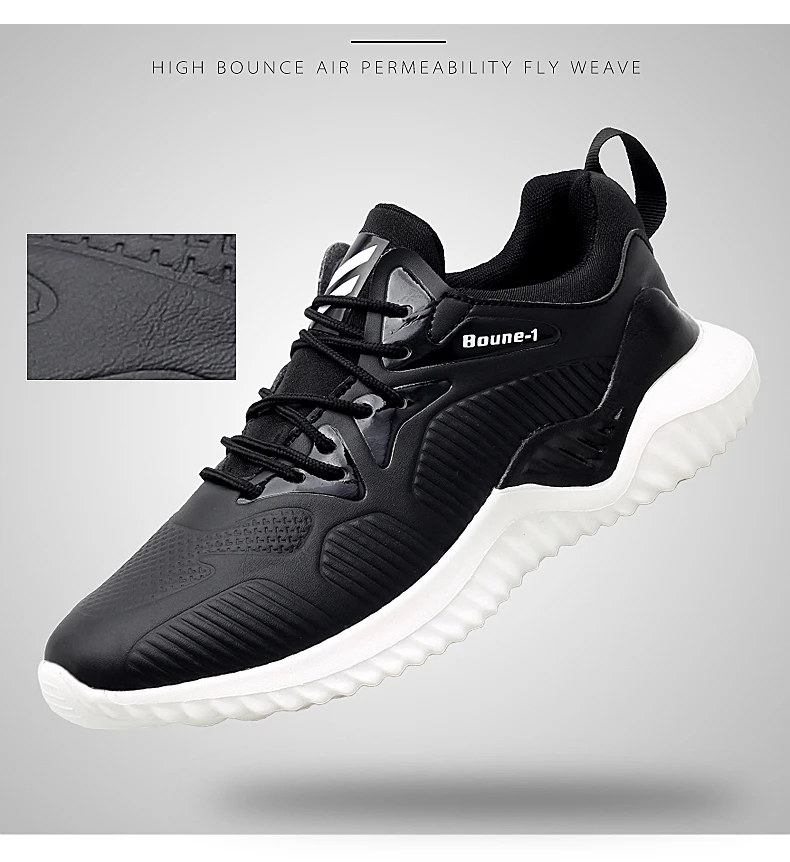 VESONAL качественные брендовые кроссовки из pu кожи Для мужчин взрослых повседневные мужские туфли Для мужчин Осенняя Уличная обувь для бега Легкая удобная женская обувь