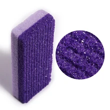 1 шт. средство для ухода за ногами средство для отшелушивания кожи Педикюр Инструмент пемза камень Уход за ногами скраб фиолетовый мертвой терка для ступней Очиститель ногтей DIY инструмент