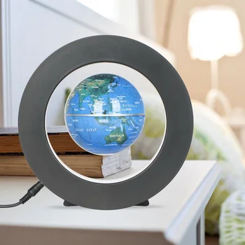 

O Shape Magnetic Levitation Globe LED Anti Gravity Floating World Map Tellurion Children Bedroom Earth Night Lamp
