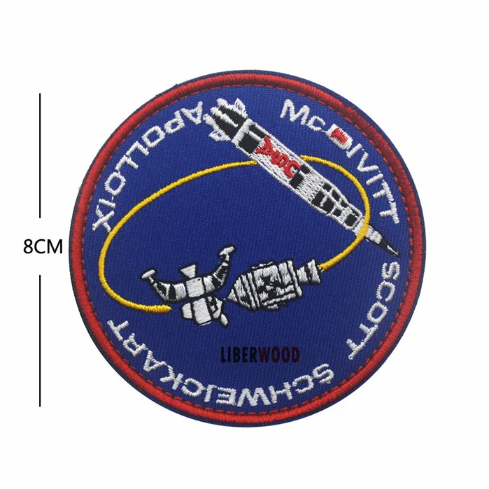 SPACE "Аполлон" патч коллаж Apollo 1, 7, 8, 9, 10, 11, 12, 13, 14, 15, 16, 17, астронавт космический костюм программы сувенирная нашивка значок - Цвет: I