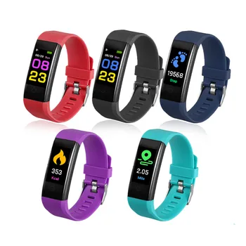 

Smart Bracelet Watch Heart Rate Blood Pressure Monitor Sports 115 Plus Sports Smart Bracelet watch bracelet bangle smart watch