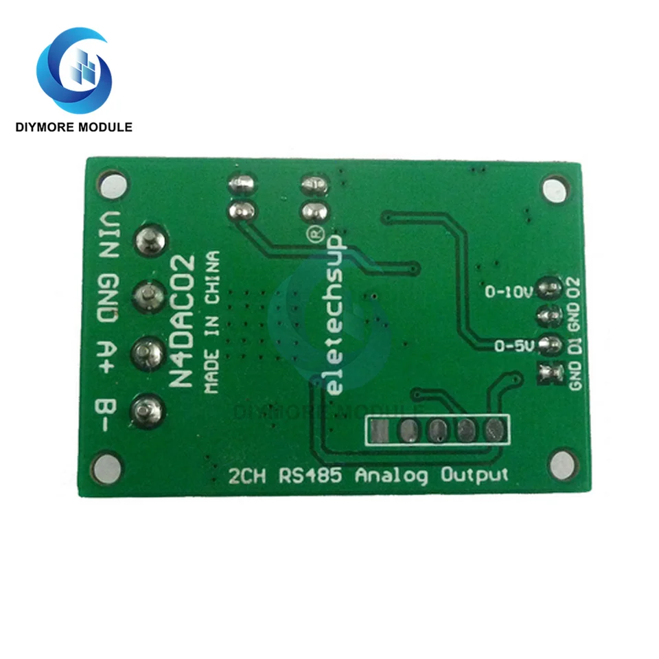 DC 12V 2CH DAC モジュール 0-5V 0-10V PWM から電圧アナログコンバータ RS485 Modbus RTU ボード -  AliExpress