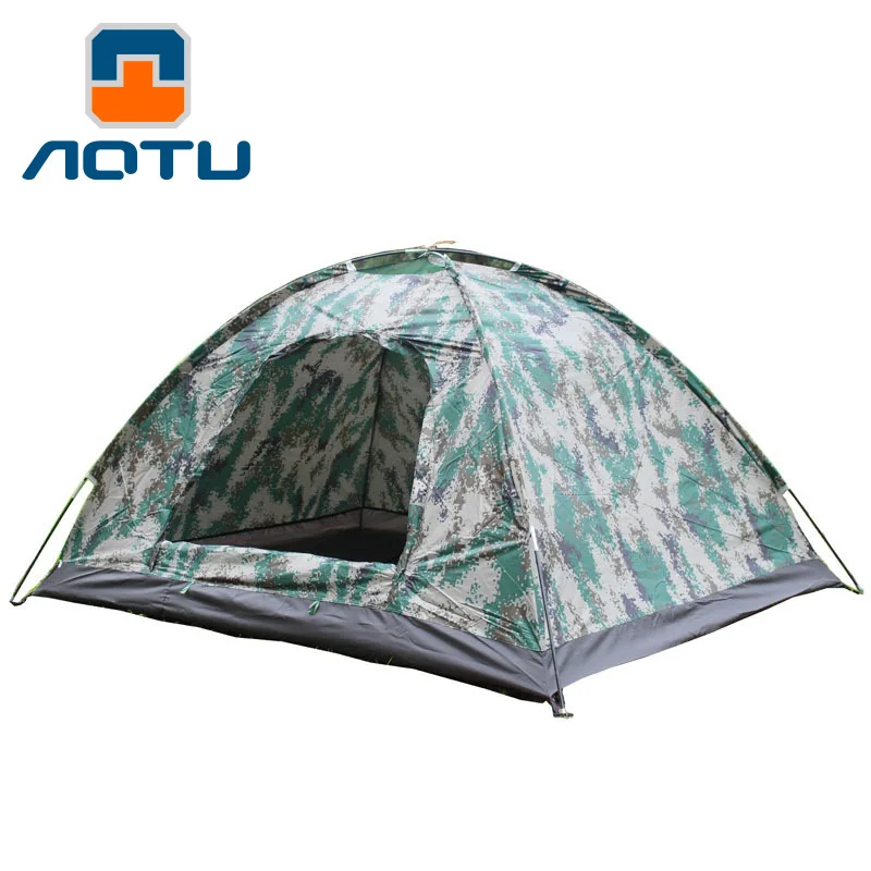 

Double Digital Camouflage Tent Outdoor Camping Tent 2 People Portable Camping Anti-Mosquito Nets AT6510 a Generation of Fat