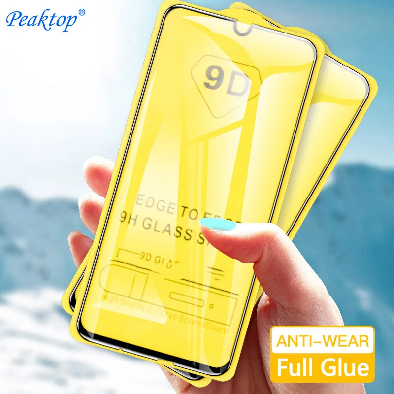 Vetro Temperato Curvo 9D Per Samsung Galaxy A10 A20 A30 A40 A50 A60 Pellicola Protettiva Su Un Vetro Protettivo 10 20 30 40 50 60