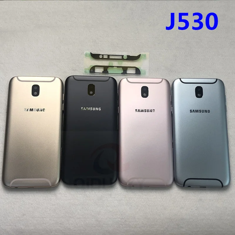 Для Samsung Galaxy J3, J5, J7 года J330F J530F J730F промежуточный Корпус задняя крышка батареи с кнопками громкости питания