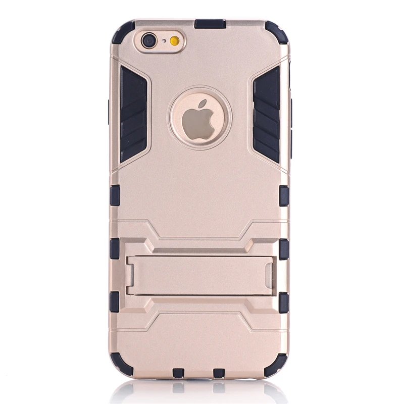 Rose Gold Yuhashi противоударный жесткий чехол с подставкой для iPhone 5 SE, защитный чехол с держателем для задней панели телефона, для iPhone 5S, SE чехол-бампер - Цвет: Rose Gold