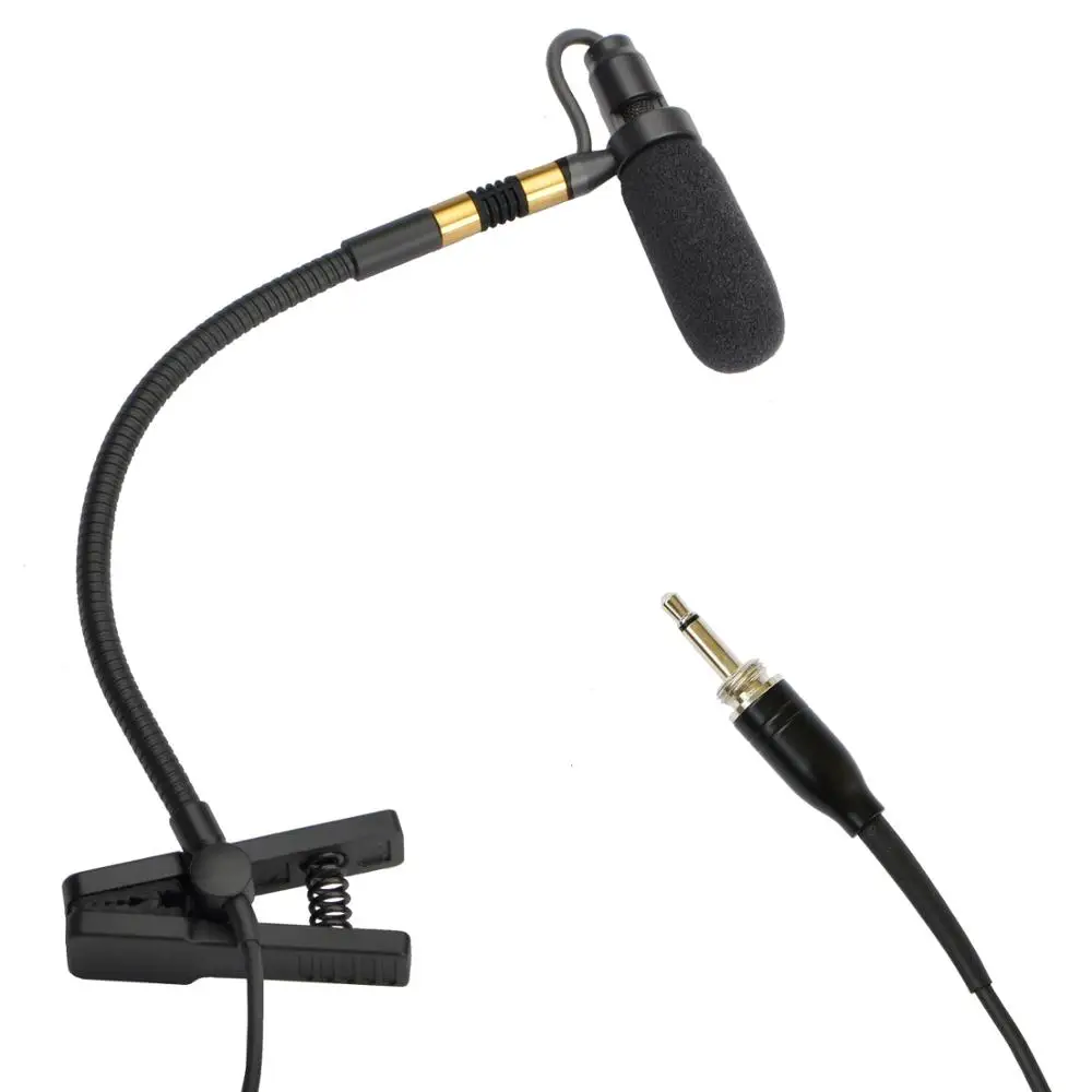 IM-20 3 Pin 4 PIN Mini XLR Plug 3.5mm Plug Music Instrument Microphone Omni Directional Type Sax Microphone