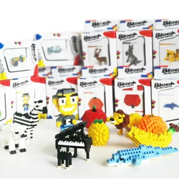 

Children Building Blocks Jigsaw Toys Child DIY Diamond Small Particles Cartoon Assembly Educational Model Toys Gift Children