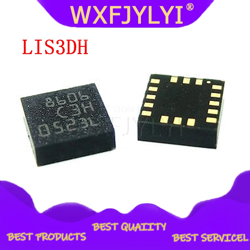 1 ชิ้น/ล็อตLIS3DHTR LIS3DHการเร่งA 16 แพคเกจใหม่QFNqfn packagep p