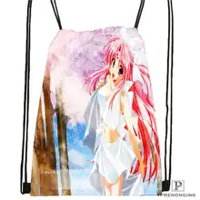 CustomPillowcaseGirlsBravoEcchigaloreDrawstringBackpackBagforManWomanCuteDaypacKidsSatchel(черная спинка) 31x40 см#20180611-03-146