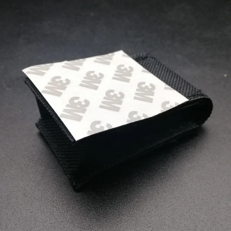 10Pcs Cloth Battery Holder for 9V 6F22 Battery Black